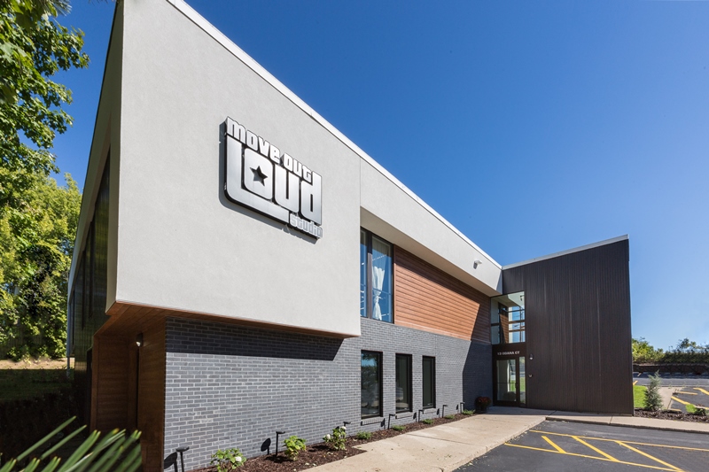 Exterior Entrance at Move Out Loud