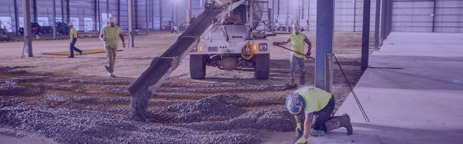 Construction site in progress