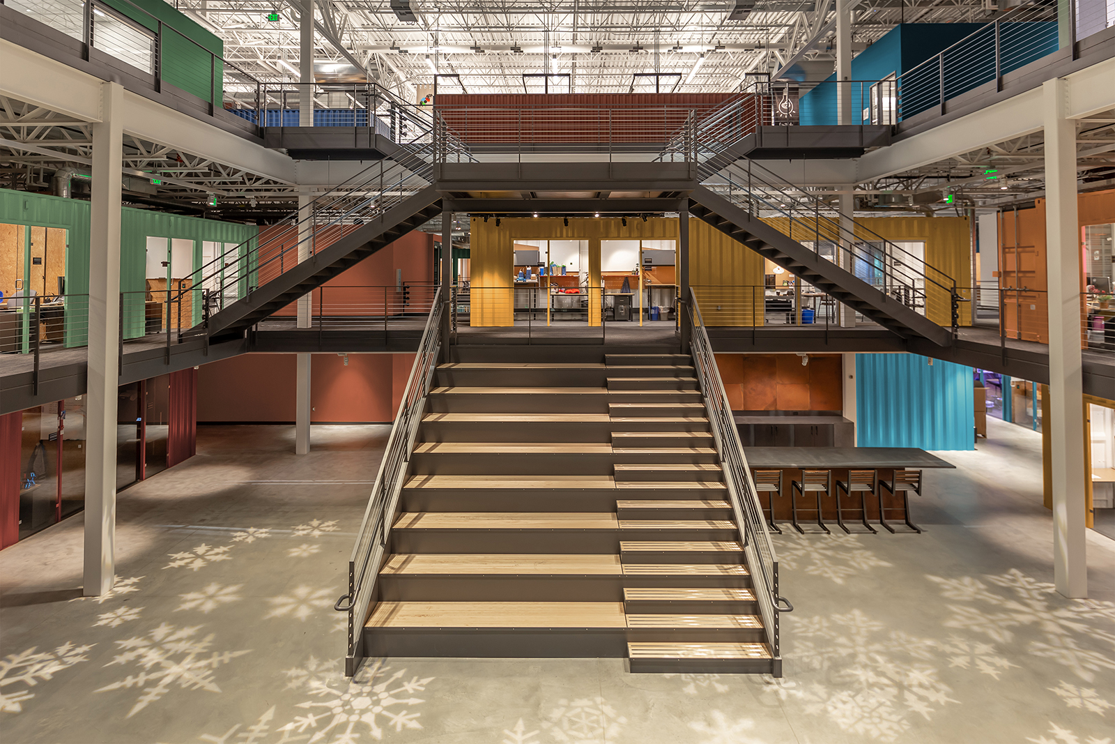 Lit Staircase at ETC