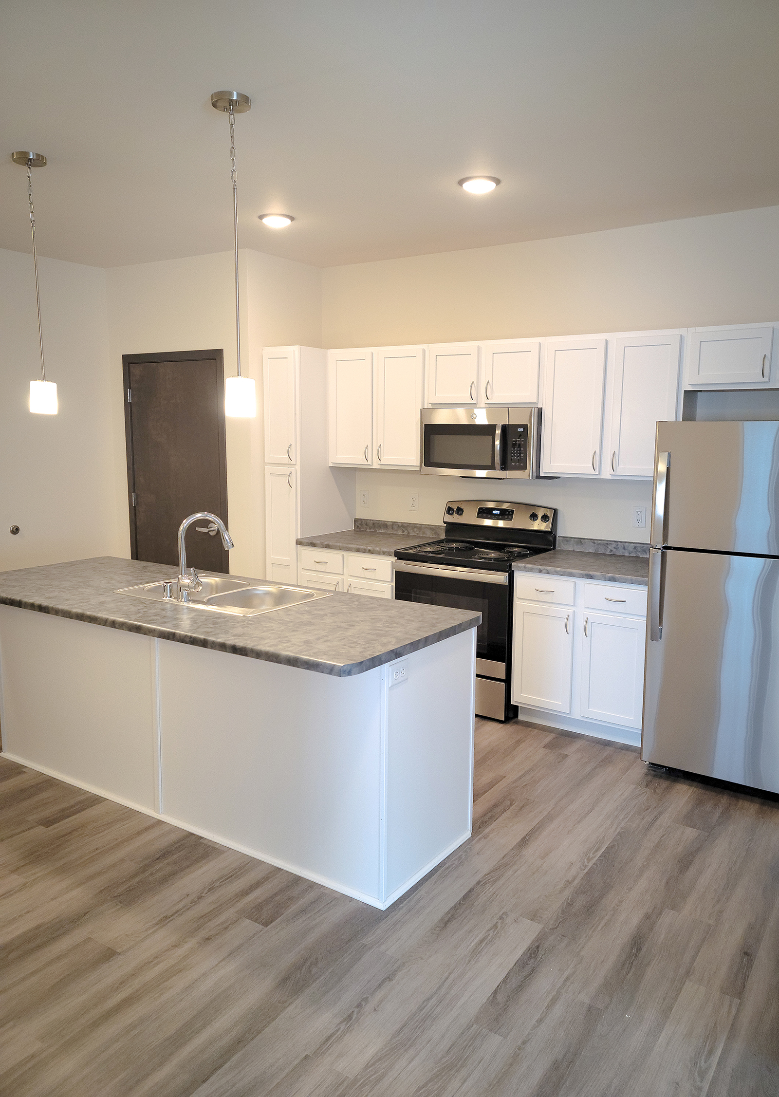 Apartment Kitchen at Prairie Haus Apartments