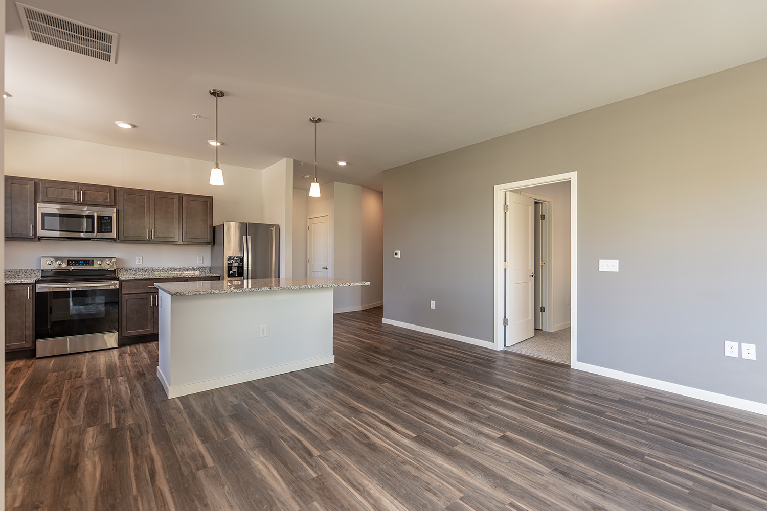 Living Area at Midtown Reserve Apartments