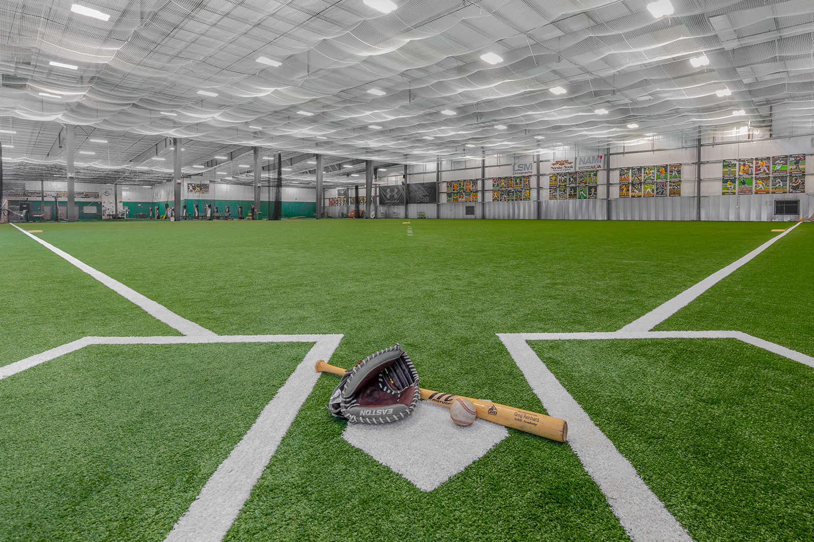 Baseball Field Home Plate at GRB Academy