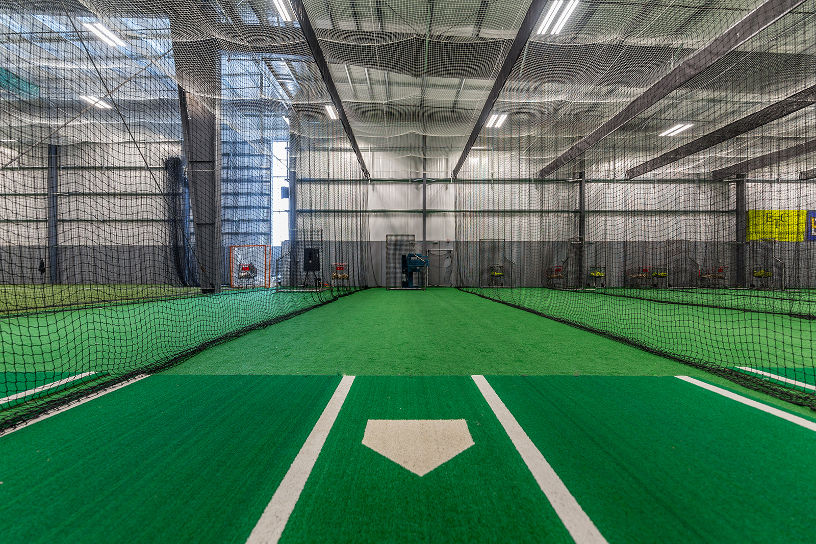 Batting Cage Plate at GRB Academy