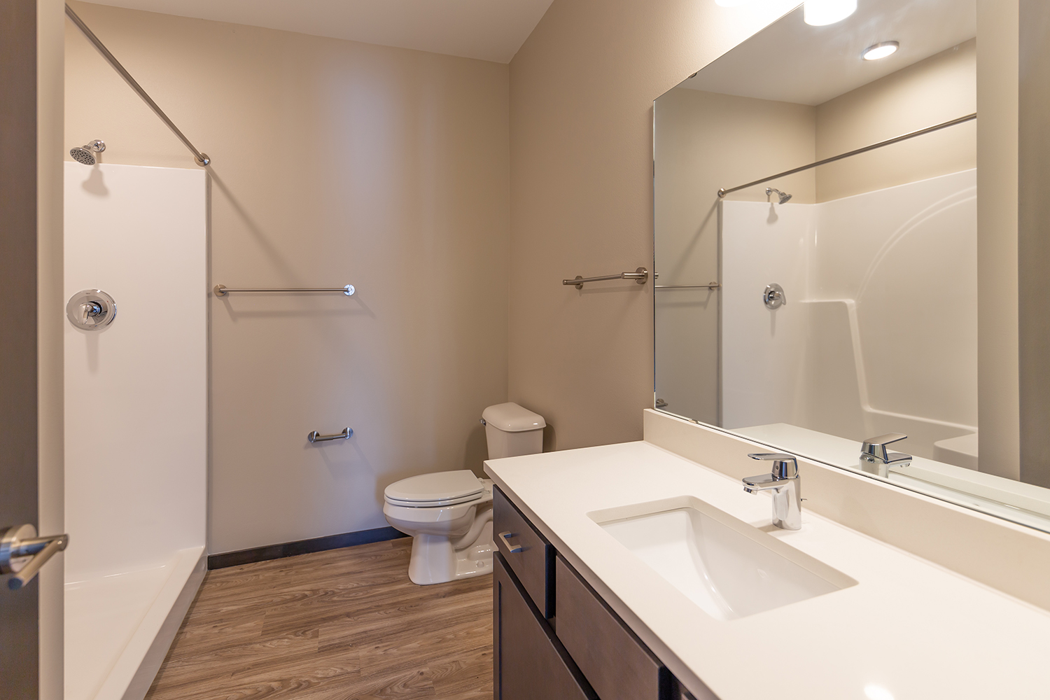 Apartment Bathroom at Velocity Apartments