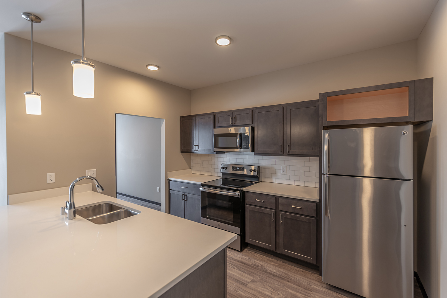 Apartment Kitchen at Velocity Apartments