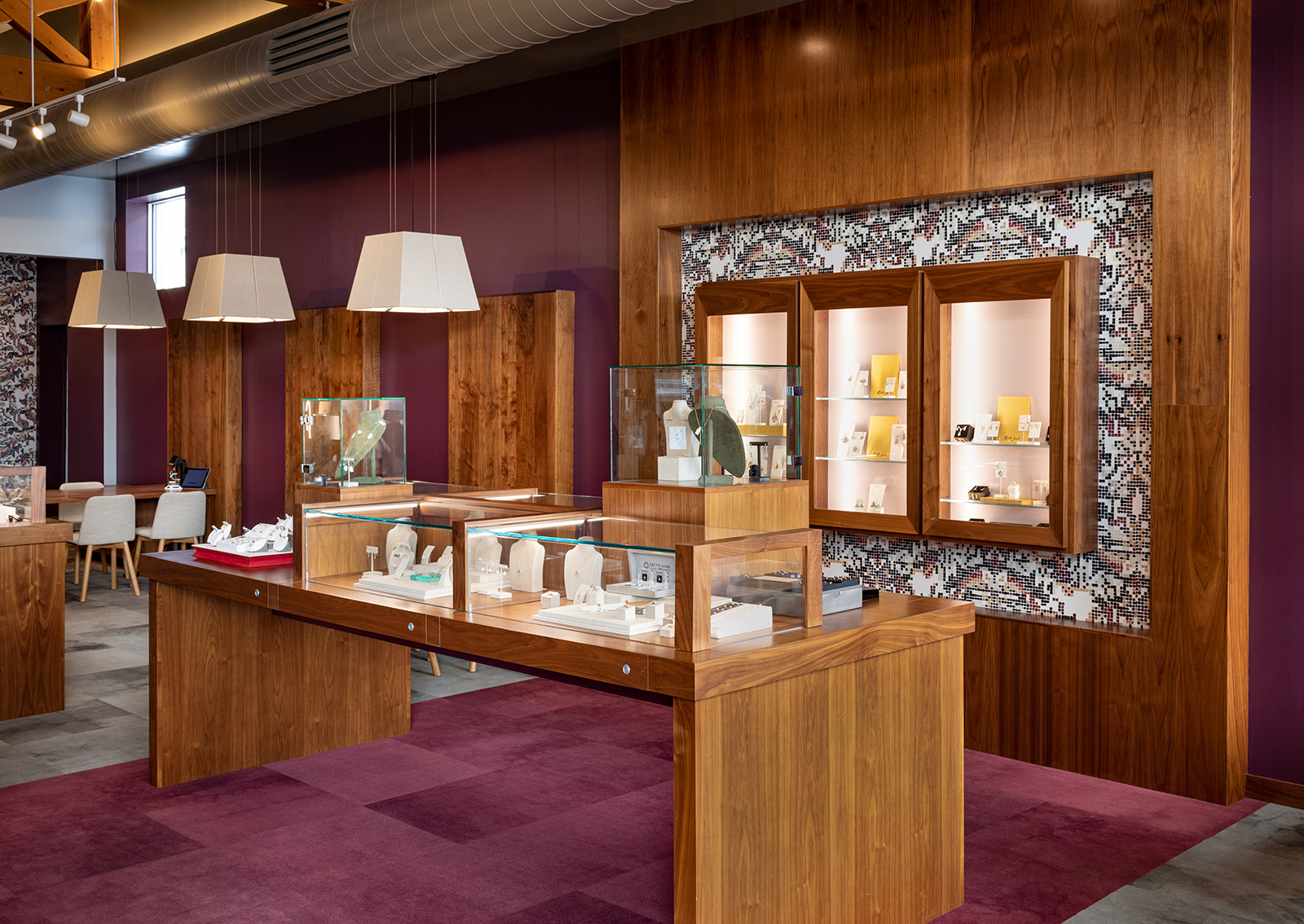 Show Room Display at Jeweler's Workshop