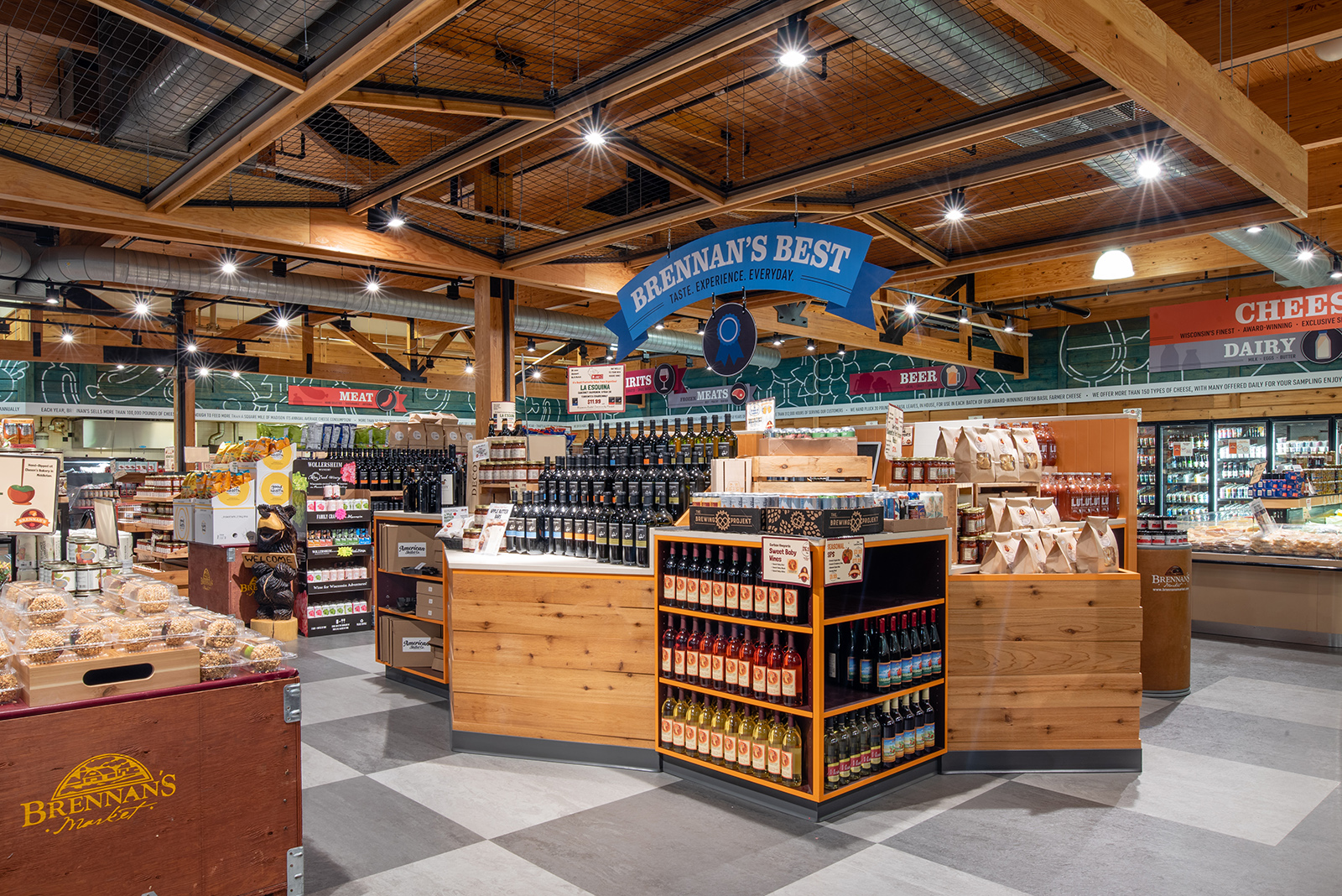 Best Grocery Section at Brennan's Cellars