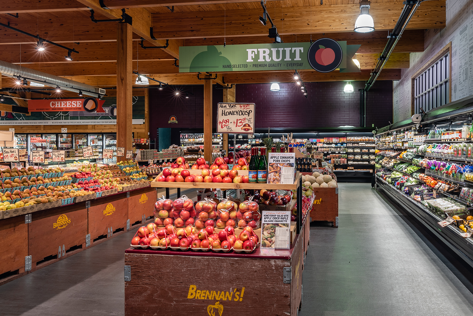 Fruit Grocery Section at Brennan's Cellars