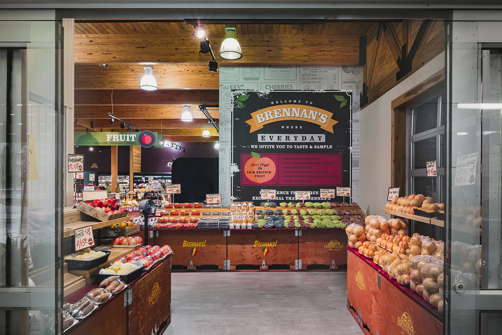 Interior Entrance at Brennan's Cellars