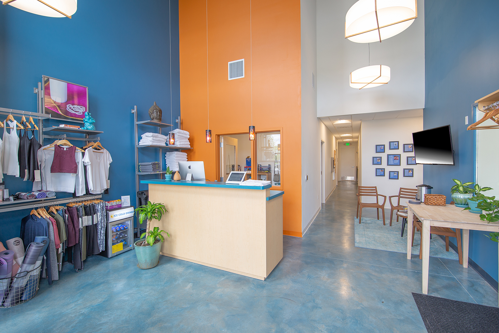 Lobby and Merchandise Area at Inner Fire Yoga