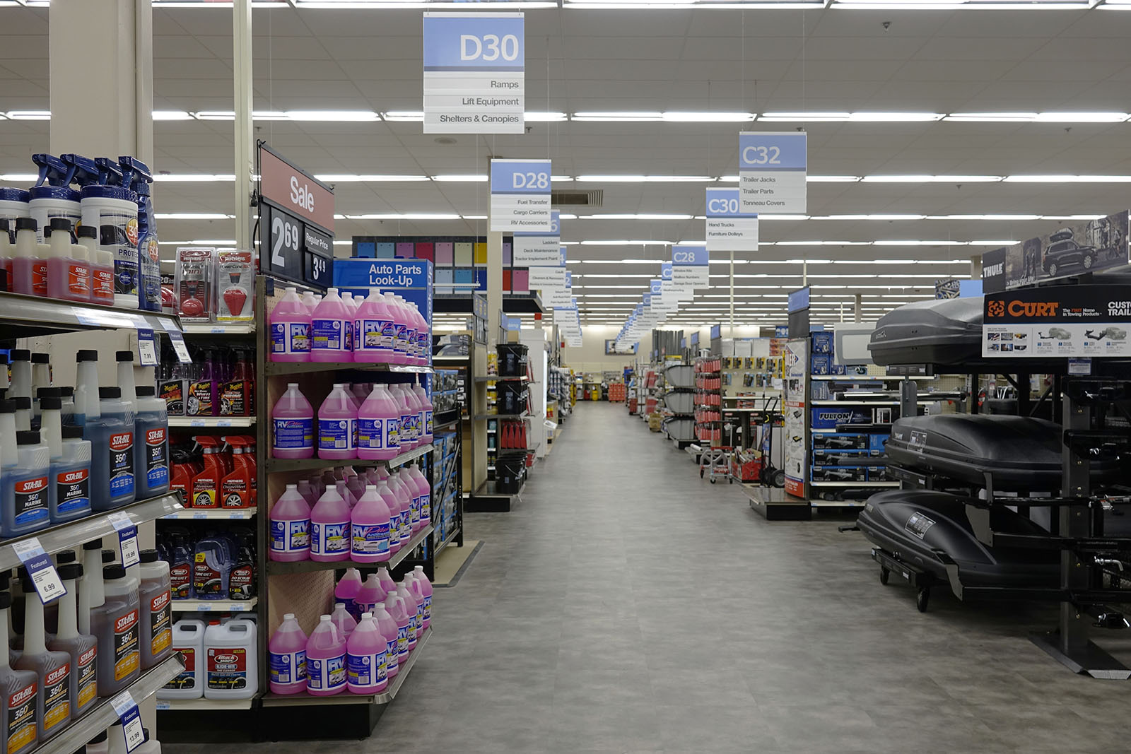 Merchandise Aisles at Farm & Fleet of Jackson, MI