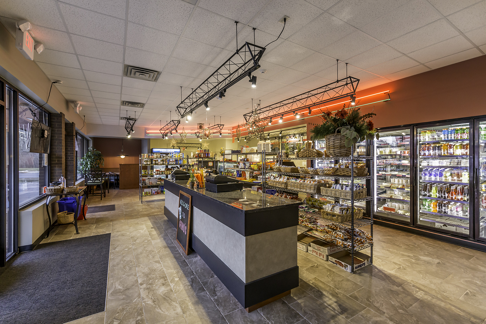 Grocery and Deli Area at Gino's Italian Deli in Middleton, WI