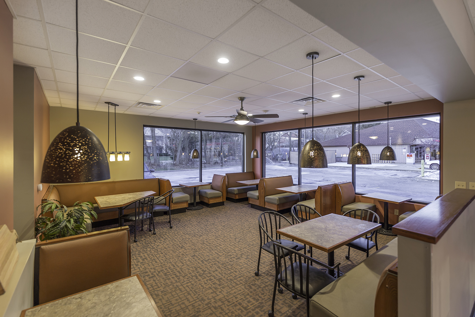 Restaurant Seating Alternate View at Gino's Italian Deli in Middleton, WI