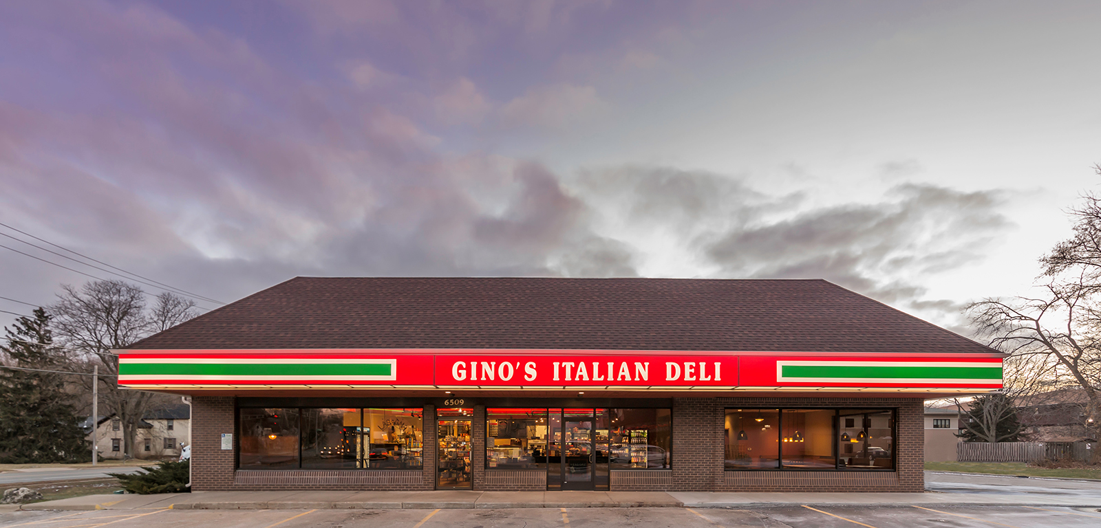 Exterior Entrance at Gino's Italian Deli in Middleton, WI
