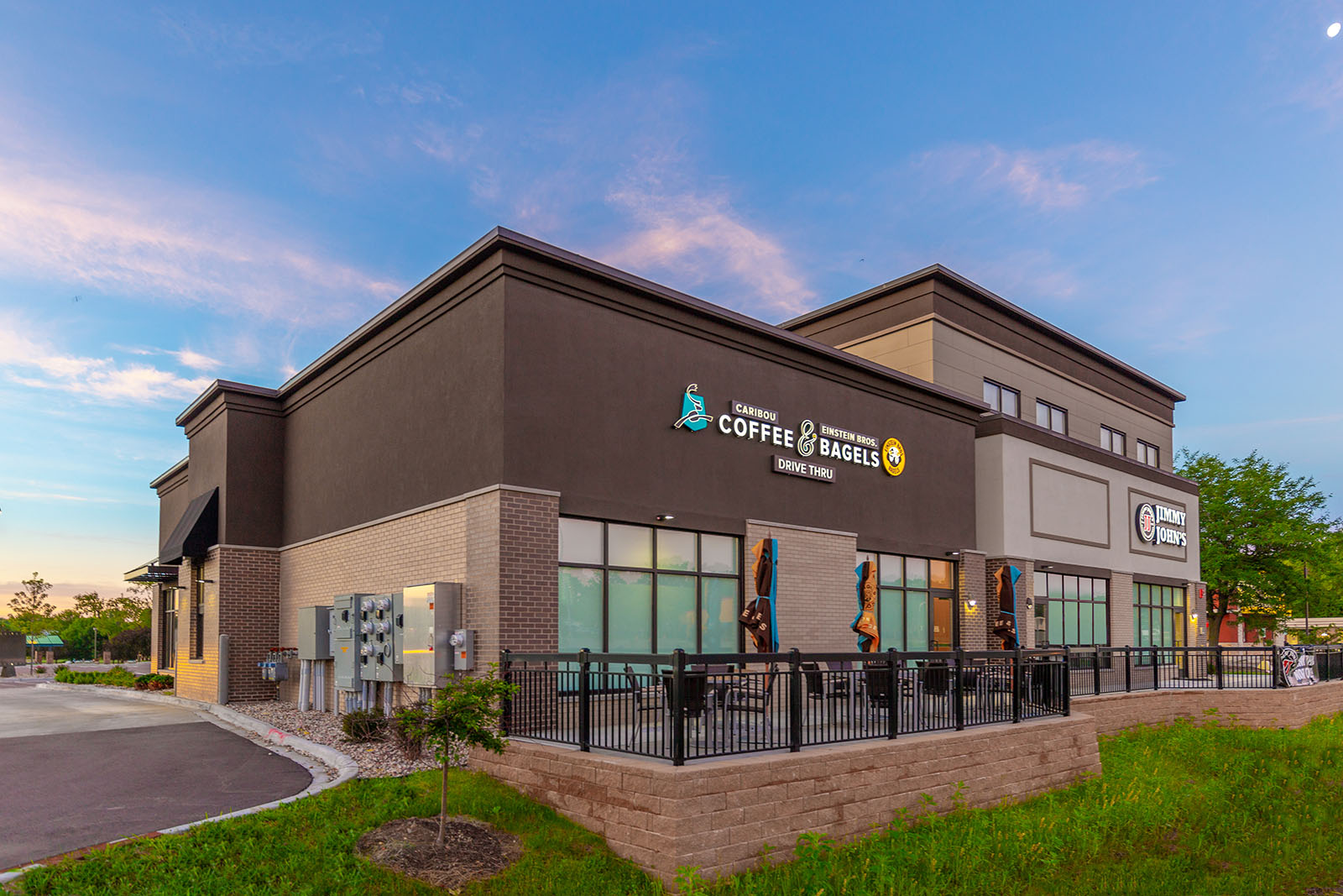 Coffee and Bagels Shop in Fitchburg Multi-Tenant Retail Building