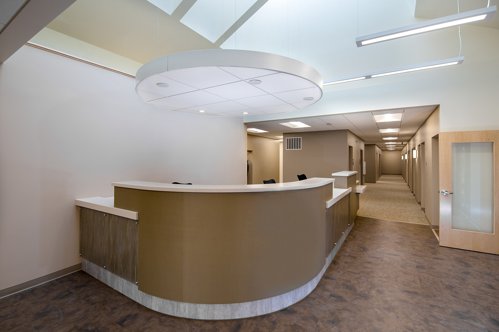 Lobby Desk at First Choice Dental in Sun Prairie, WI