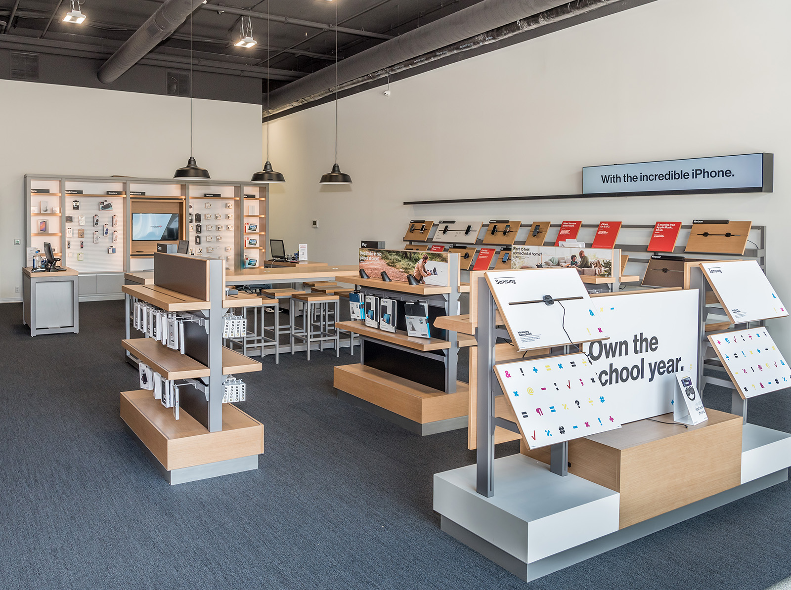 Showroom at Verizon Wireless in Madison, WI