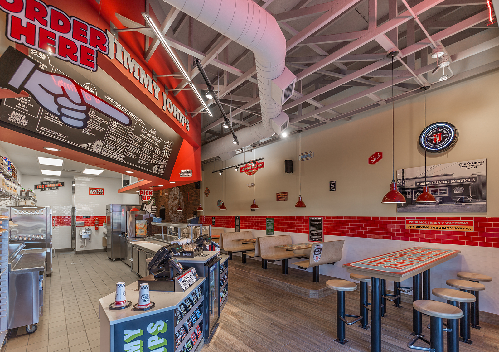 Order Counter at Jimmy John's in Verona, WI